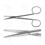 Cottle Knapp Plastic Scissors Straight 4 Inch Ent Nasal Scissors