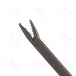 Fuller Forceps Straight Black Tip To Shoulder Length 80mm