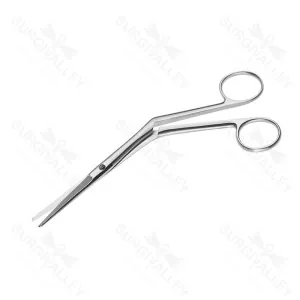 Lakeside Nasal Scissors Straight Angled Shaft 50mm Mid Screw To Tip 185mm