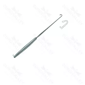 Lange Fistual Hook Blunt 9 1/4 Inch Ent Hook Instrument