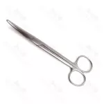 Single Use Disposable Lillie Dissecting Scissors Blunt Curved 14.5cm