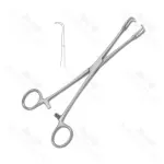 Single Use Disposable Museux Tonsil Clamp 2X2 Prong Width 9mm Non Sterile Reusable 20cm