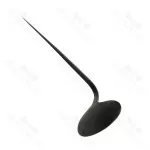 Portman Needle Straight With Fine Pointed End Black Overall Length 90mm