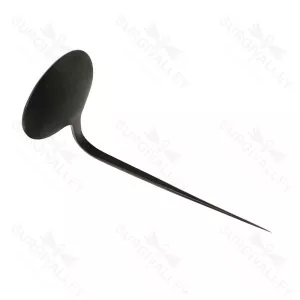 Portman Needle Straight With Fine Pointed End Black Overall Length 90mm