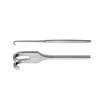 Single Use Disposable Tracheal Retractor Blunt 1 & 2 Prong Flat Handle Ent Surgery Instrument