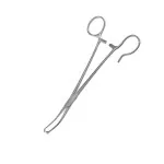 Single Use Disposable White Tonsil Seizing Clamp 3X4 Teeth 23cm One Open Ring Ent Instrument