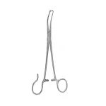 Single Use Disposable White Tonsil Seizing Clamp 3X4 Teeth 23cm One Open Ring Ent Instrument