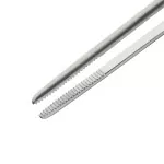 Wilde Ear Dressing Forceps Angled Handle Delicate Serrated 130mm