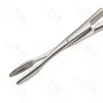 French Pattern Dressing Forceps Serrated Jaws 125mm General Surgery Forceps