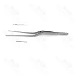 Gerald Bayonet Forceps Serrated 19.0cm Straight 1.0mm Tip General Surgery Instruments