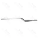 Gruenwald Bayonet Forceps 21cm Serrated Jaw 2mm Tip Forceps