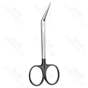 Iris Scissors 10cm Angled Supercut Iris Scissors Veterinary Instrument