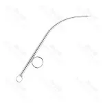 Kilner Suction Tube Tapered With Finger Ring And Stilette, Overall Length 210mm