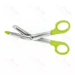 Lister Universal Bandage Scissors Serrated Inside Angled To Side 145 mm 1 Blade Probe Pointed