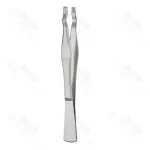 Michel Clip Inserting Forceps 3 X 4 Teeth 130mm General Surgery Forceps