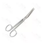 News Suture Scissors Blunt Angled 5 Inch Scissors