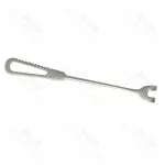 Ollier Retractor 2 Prong 38mm Long Blade Curve Blunt General Surgery Retractor