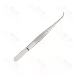 Perry Dissecting Forceps Fine Curved Serrated Jaw Delicate Dressing & Tissue Forceps