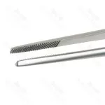 Stainless Steel Top Quality Round Point Dissecting Forceps Serrated Jaws