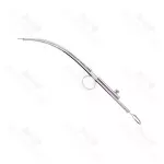 Self Clearing Suction Tube 1.5mm Diameter Bore With Stilette And Finger Ring