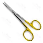 Strabismus Scissors Straight 4 1/2" Tungsten Carbide Scissors