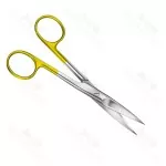 Tungsten Carbide Suture Scissors Sharp 145mm Non Sterile Reusable Scissors