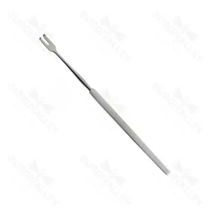 Wound & Tracheal Retractor Small Curve 2 Prong Sharp 165mm General Surgery Retractors