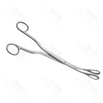 Barrett Placenta Forceps Hollow Circular Blade Serrated Jaw