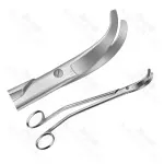 Bozemann Uterine Scissors Blunt Curved Multi Functional Instrument