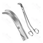 Bozemann Uterine Scissors Blunt Curved Multi Functional Instrument