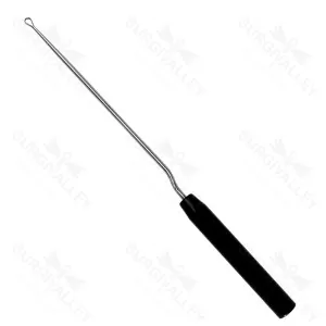 Lateral Bayonet Teardrop Curette Orthopedic Spine Surgery Instruments