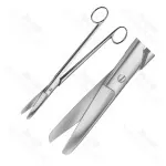 Sims Siebold Uterine Dressing Scissors Blunt Straight Deep Abdominal Operation Scissors