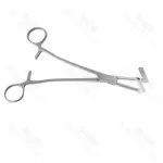 Wertheim Cullen Forceps Right Angle Jaws Longitudinal Serrations