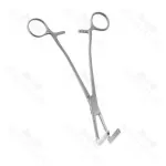 Wertheim Cullen Forceps Right Angle Jaws Longitudinal Serrations