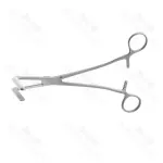 Wertheim Cullen Forceps Right Angle Jaws Longitudinal Serrations