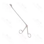 Wittner Uterine Biopsy Forceps Curved Left Stainless Steel Surgical Instrument