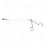 Wittner Uterine Biopsy Forceps Curved Left Stainless Steel Surgical Instrument