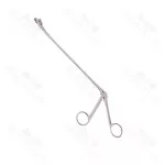 Wittner Uterine Biopsy Forceps Curved Left Stainless Steel Surgical Instrument