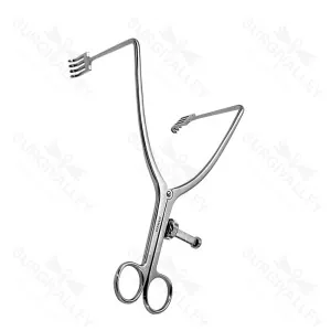 Zelpi With Cerebellar Tips Retractor Bone Holding Retractor Stainless Steel