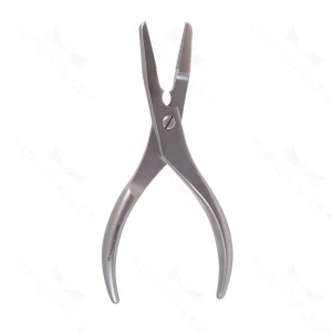 6 1/2″ Pliers – 3.5mm tip Flat Nose