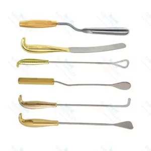 Breast Spatula Set Of 6Pcs German Steel Plastic Surgery