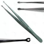 Suture Tweezers Corn Curved 160mm Implant Instruments