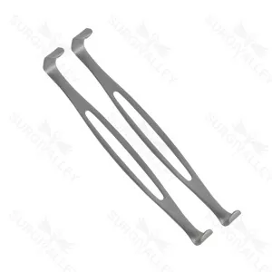 Us Army Retractor Insulated Double Ended Set Of 2 Plastic Surgery Instruments Retractors