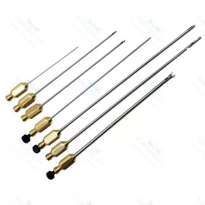 Luer Lock Cannula Set Of 7 Pieces Liposuction Cannulas