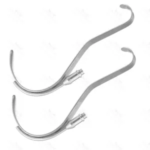 Padgett Deaver Retractor Fiber Optic Set Of 2Pcs