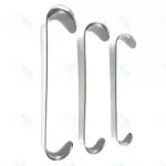 Roux Insulated Retractor Double Ended Set Of 3 Plastic Surgery Retractors