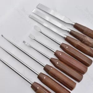 Capener Osteotome Chisel Periosteal Elevator Bone Curette Orthopedic Set Of 9 Pcs