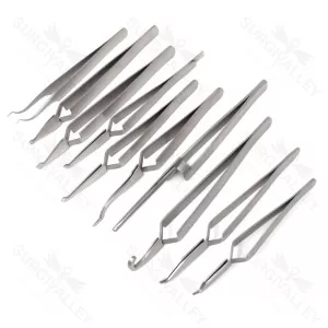 Orthodontic Reverse Action Tweezer Set