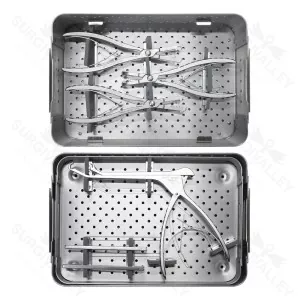 Orthopedic Special Surgical Instrument Set For Rib Plate