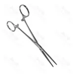 Bainbridge Intestinal Forceps Longitudinal Serrations Straight 15.5cm